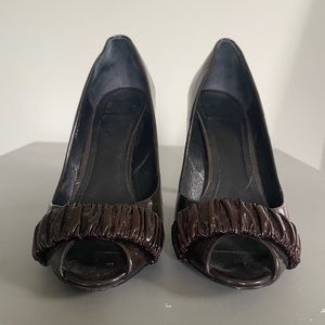Burberry Plum Colored Heels, 39